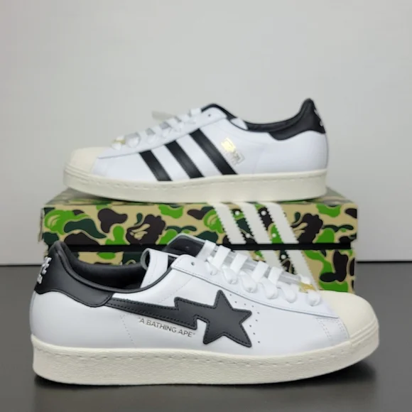 adidas gazelle silver green womens Pre-owned] A BATHING APE × adidas SUPER STAR 80s BAPE GZ8982 – Archive  Factory main image 0